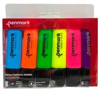 Маркеры Penmark Neon 6pcs (HS-505-6N)