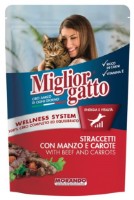 Влажный корм для кошек Morando Miglior Gatto Beef & Carrots 100g