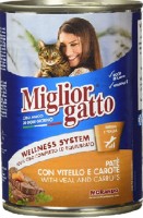 Влажный корм для кошек Morando Miglior Gatto Pate Veal & Carrots 400g