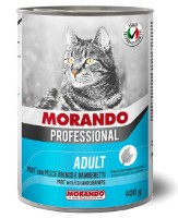 Влажный корм для кошек Morando Professional Pate Fish & Shrimps 400g