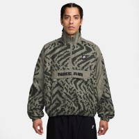 Мужская олимпийка Nike M Air 1/2 Zip Jacket Aop Light Army/Black, s.M