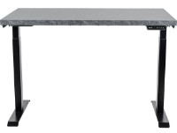 Письменный стол CUSTO FlexiDesk 120x70 Dark Grey Marble/Black (100.02.0045)