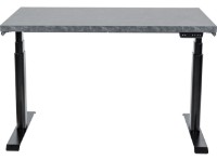 Письменный стол CUSTO FlexiDesk Plus 180x70 Dark Grey Marble/Black (100.02.0120)