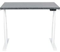 Письменный стол CUSTO FlexiDesk Plus 140x70 Dark Grey Marble/White (100.02.0094)