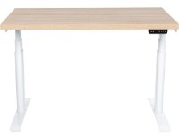 Masa de birou CUSTO FlexiDesk Plus 140x70 Oak Sonoma/White (100.02.0078)