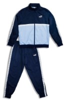 Costum sportiv pentru bărbați Puma Tape Elevated Woven Tracksuit New Navy/Haute Tropic, s.S