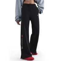 Pantaloni spotivi de dame Nike W Nsw Classic+ Wide Leg Spd Black/Sail, s.L