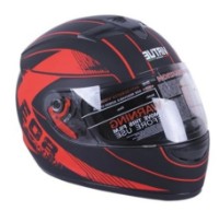 Мотошлем Virtule MD-803 Matt Black/Orange, s.L