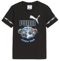 Детская футболка Puma X Hot Wheels Graphic Puma Black, s.116