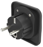 Переходник сетевой Hama Travel Adapter Black (223454)