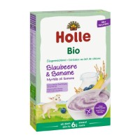 Каша рисовая Holle Bio Organic Goat Milk Rice Blueberry & Banana 200g
