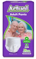 Трусы-подгузники для взрослых Actual Double M 30pcs