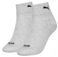 Женские носки Puma Women Quarter 2P Light Grey Melange, s.35-38