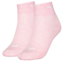 Женские носки Puma Women Quarter 2P Light Pink, s.39-42
