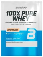 Proteină Biotech 100% Pure Whey Chocolate Peanut Butter 28g
