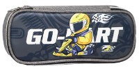 Школьный пенал New World Go Racer Grey JS-6583 (00-L1186695)