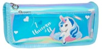 Школьный пенал New World Unicorn Light Blue (68078)