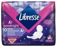 Прокладки Libresse Comfort & Security Maxi Goodnight 10pcs