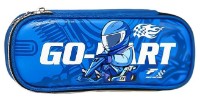 Школьный пенал New World Go Racer Blue JS-6583 (00-L1186697)