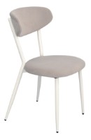 Scaun Evelin LC-251Wh Light Grey 47 Velur