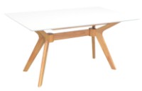 Обеденный стол Evelin Raffless Rectangular White/Bella Beech