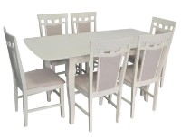 Комплект для столовой Evelin HV-29V Light Cream + 6 Deppa R Light Cream/NV-1WP