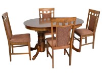 Комплект для столовой Evelin HV-31N Burnish + 4 Deepa R Burnish/F-789 Brown