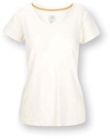 Tricou de dame Pip Studio Tilly Solid White, s.XL (51.512.749)