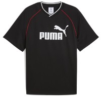 Tricou bărbătesc Puma Ess Collared Football Puma Black, s.S