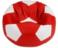 Кресло-мешок BeanBag Ares XXL Красный/Белый