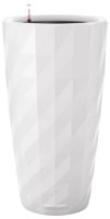 Marfă depreciată! Ghiveci Lechuza Diamante Premium 40 White