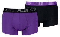 Мужские трусы Puma Men Everyday Trunks 2P Olive Green/Black, s.M