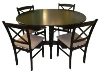 Обеденный стол Viitorul 135x100x78 Dark Oak (1782)