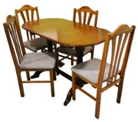 Обеденный стол Viitorul 160x70x78 Light Oak (1333)