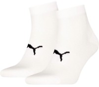 Мужские носки Puma Unisex Sport Light Quarter 2P White, s.43-46
