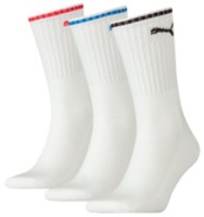 Мужские носки Puma Unisex Striped Crew 3P White, s.43-46