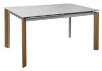 Masă pentru bucătărie Deco Blade 140x80 Light Grey (MBLD-SYF-BEG)