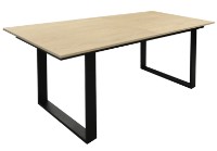 Masă pentru bucătărie Deco Dario 180/240x80x75 Oak Sonoma/Black (T1DAR18E2408)