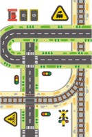 Set jucării transport Mideer Road Tape (MD4103)