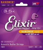 Corzi Elixir Nanoweb Acoustic Bronze Light 11052