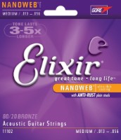 Corzi Elixir Nanoweb Acoustic Bronze Medium 11102