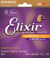 Corzi Elixir Nanoweb Acoustic Phosphor-Bronze Light-Medium 16077