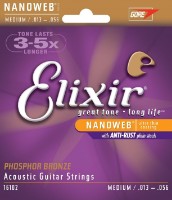 Corzi Elixir Nanoweb Acoustic Phosphor-Bronze Medium 16102