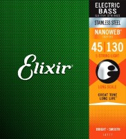 Corzi Elixir Nanoweb Bass 5-String Stainless Steel Light 14777