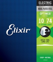 Corzi Elixir Optiweb Electric 8-String Light 19062