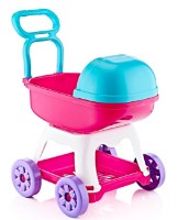Коляска для кукол Guclu Toys J2979 Cute Stroller Pink/Light Blue