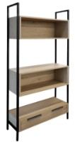 Стеллаж Deco Torro 3 + Box 84x30x180 Oak Sonoma/Black (S2TR3ND)