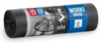 Saci pentru gunoi Anna Zaradna 35L 20pcs Black (2207)