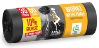 Saci pentru gunoi Anna Zaradna 35L 50pcs Black (0516)