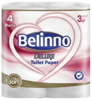 Туалетная бумага Belinno Deluxe 3 plies 4 rolls